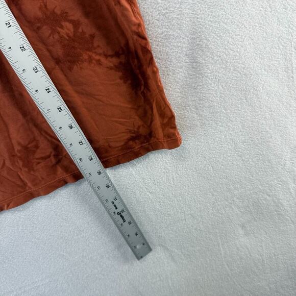 Lululemon Shirt men's XL Orange The Fundamental Tie Dye Workout Training Gym - Picture 4 of 8